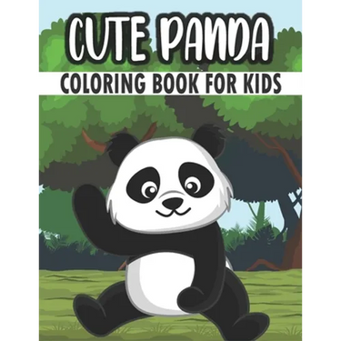 Cute Panda Coloring Book For Kids: 50 Baby Panda Coloring Pages
