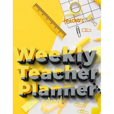 Weekly Teacher Planner: Academic Year Lesson Plan and Record Book - Undated Weekly/Monthly Plan Book - 52 Week
