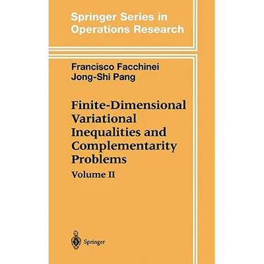 Finite-Dimensional Variational Inequalities and Complementarity Problems
