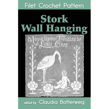 Stork Wall Hanging Filet Crochet Pattern: Complete Instructions and Chart
