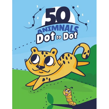 50 ANIMALS Dot To Dot: : 50 Fun Connect The Dots Easy to use children's books for 3, 4, 5, 6 years old, excellent for improving hand-eye coor