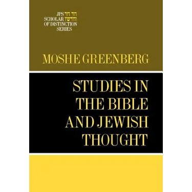 Studies in the Bible and Jewish Thought