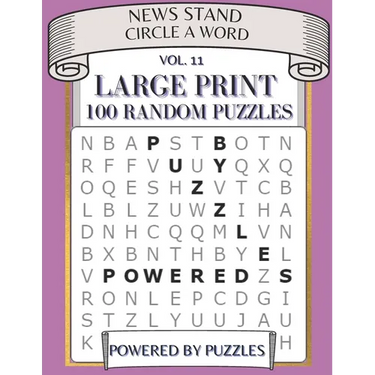 News Stand Circle a Word Vol.11: Large Print 100 Random Puzzles