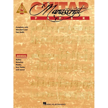 Recorded Versions Guitar Tablature Manuscript Paper