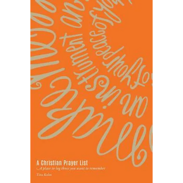 A Christian Prayer List