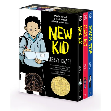 New Kid 3-Book Box Set: A Graphic Novel Collection: New Kid, Class Act, School Trip