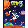 SPACE Preschool math workbook for toddlers beginner math ages 2-4: Maths activities book for Preschool, Pre kindergarten with Number Tracing 1 -10 Col