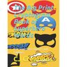 The Big Print Cryptogram Book of Superhero Words: 100 Superhero Quotes and Taglines
