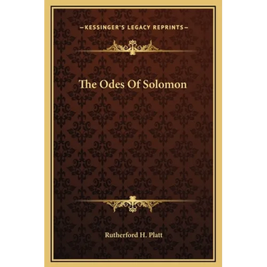 The Odes Of Solomon