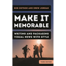 Make It Memorable: Writing and Packaging Visual News with Style
