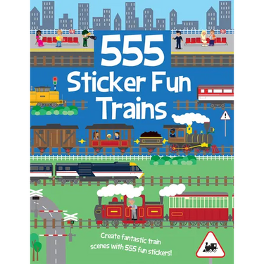 555 Sticker Fun - Trains