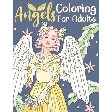 Angels Coloring For Adults: Kids 11+ Years Old and Adolescents - Adorable Female and Male Angels