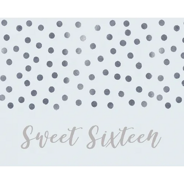 Happy 16th Birthday Guest Book (Landscape Hardcover): Sweet Sixteen Guest book, party and birthday celebrations decor, memory book, 16th birthday, hap