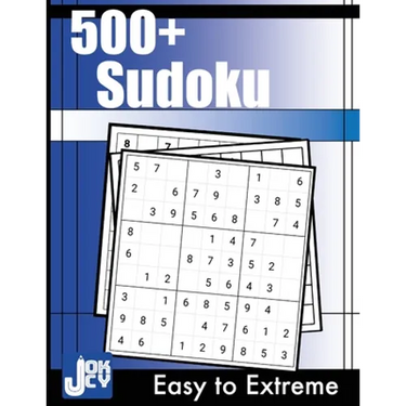 +500 Sudoku: Easy to Extreme Puzzles for Adults