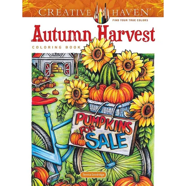 Creative Haven Autumn Harvest Coloring Book