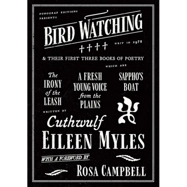 Bird Watching and Their First Three Books of Poetry