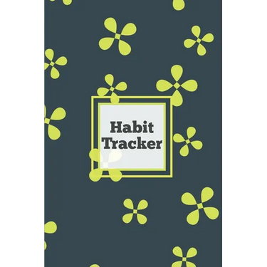Habit Tracker: Daily & Monthly Track Your Habits Grid Planner, Undated Calendar Month, Journal, Notebook, Book