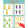 How Many Are There?: Preschool Workbook - Numbers 1-10