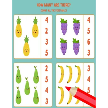 How Many Are There?: Preschool Workbook - Numbers 1-10