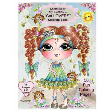 Sherri Baldy My-Besties Cat Lovers Coloring Book