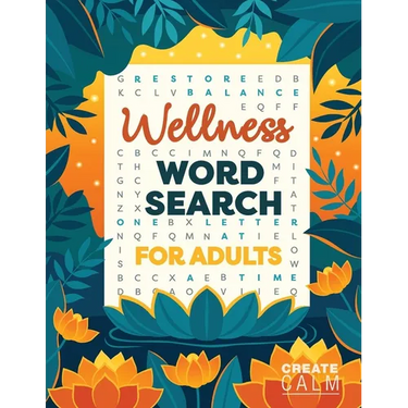 Wellness Word Search for Adults: Inspire Healing & Health Relaxing Puzzle Book for Self Care & Anxiety Relief
