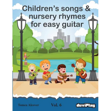 Children's songs & nursery rhymes for easy guitar. Vol 6.