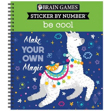 Brain Games - Sticker by Number: Be Cool