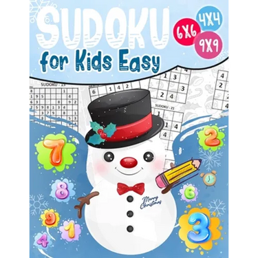 Sudoku for Kids Easy: Sudoku puzzle book Easy, Medium, Difficult -270- Logical puzzles -4x4-6x6-9x9 - that train your children's memory.