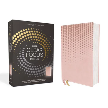 Nasb, Clear Focus Bible, Leathersoft, Pink: Read More of the Bible with Better Focus Using the Bionic Reading Method