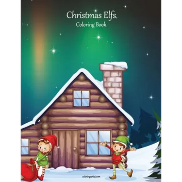 Christmas Elfs Coloring Book 1
