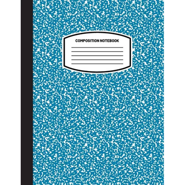 Classic Composition Notebook: (8.5x11) Wide Ruled Lined Paper Notebook Journal (Blue Gray) (Notebook for Kids, Teens, Students, Adults) Back to School