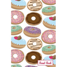 Donut-Book: Multi colored donut print