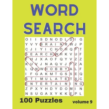 Word Search Puzzle Book Vol. 9: A fun and entertaining way to stimulate your brain or just pass the time