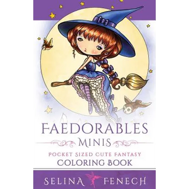 Faedorables Minis - Pocket Sized Cute Fantasy Coloring Book
