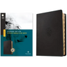 NLT Courage for Life Study Bible for Men, Filament Enabled (Leatherlike, Onyx Lion, Indexed)