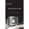 Finding Culture in Talk: A Collection of Methods