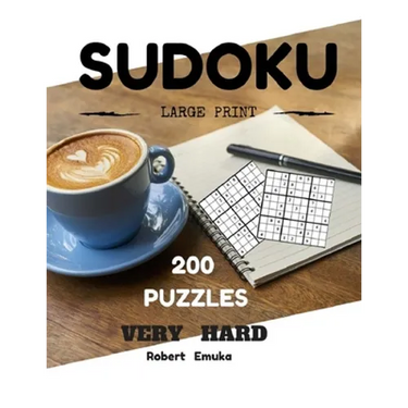 Sudoku Large Print 200 Puzzles Very Hard: Puzzles Books (Very Hard)