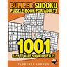 Bumper Sudoku Puzzle Book For Adults - 1001 Easy - Hard Sudoku Puzzles: Easy, Medium, and Hard Adult Puzzles