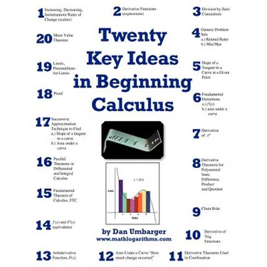 Twenty Key Ideas in Beginning Calculus