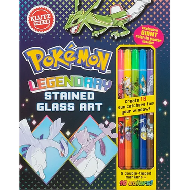 Pokémon Legendary Stained Glass