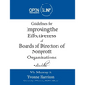 Guidelines for Improving the Effectiveness of Boards of Directors of Nonprofit Organizations
