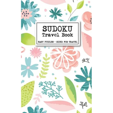 Sudoku Travel Book - Easy Puzzles + Sized for Travel: Sudoku Puzzles Book for Adults