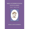 Bible Interpretations Eleventh Series January 7 - March 25, 1894