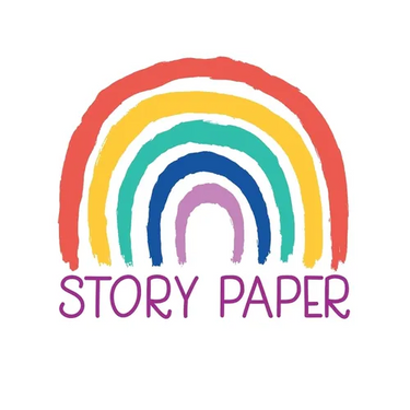 Story Paper: 8" x 10" 100 Pages Kids Writing Paper - Draw and Write Stories for Homeschool, Preschool, Elementary School