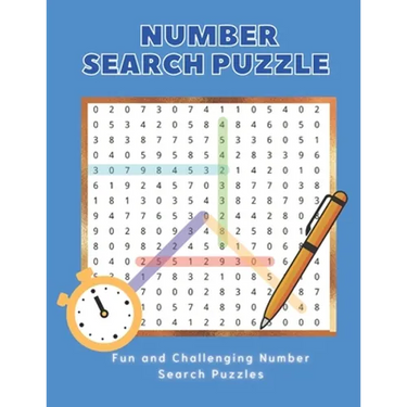 Number Search Puzzle Book: Hours of brain-boosting entertainment for adults and kids