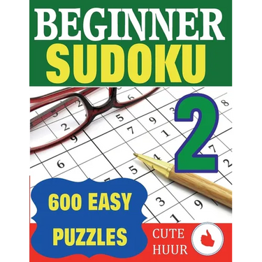 Beginner Sudoku 2: 600 Easy Large Print Puzzles
