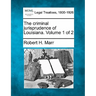 The criminal jurisprudence of Louisiana. Volume 1 of 2