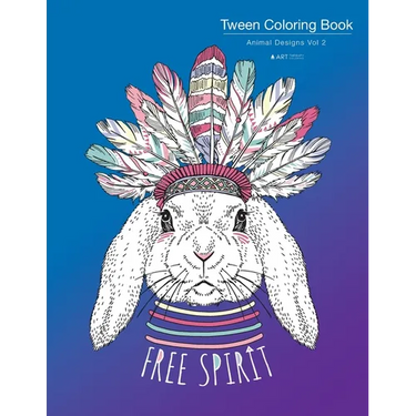 Tween Coloring Book: Animal Designs Vol 2: Colouring Book for Teenagers, Young Adults, Boys, Girls, Ages 9-12, 13-16, Cute Arts & Craft Gift, Detailed