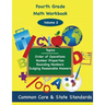 Fourth Grade Math Volume 2: Order of Operations, Number Properties, Rounding Numbers, Judging Reasonable Answers