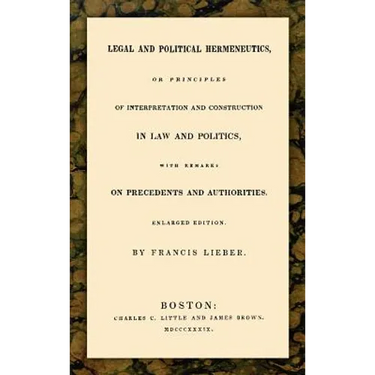 Legal and Political Hermeneutics